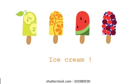 fruity ice cream flavors