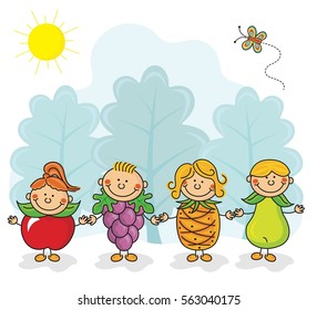 Fruity kids collection