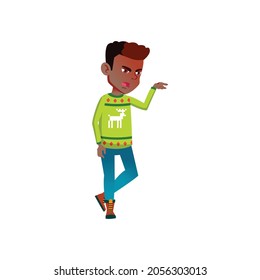 frustrated african boy asking with anger where his video games cartoon vector. frustrated african boy asking with anger where his video games character. isolated flat cartoon illustration