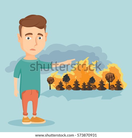 Similar – Image, Stock Photo it burns Environment