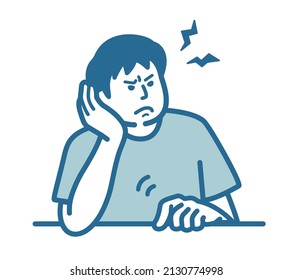 A frustrated and poor man