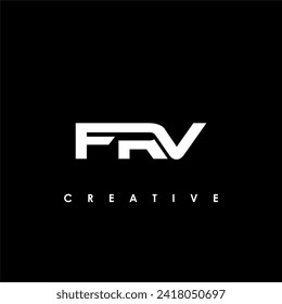 FRV Letter Initial Logo Design Template Vector Illustration	
