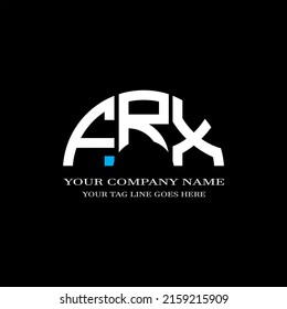 FRX letter logo creative design with vector graphic