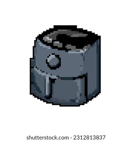 fry fryer air game pixel art retro vector. bit fry fryer air. old vintage illustration
