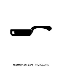 Fry Pan Icon. Kitchenware, Cooking Utensil Symbol - Vector, Sign Applied to Design, Presentation, Website or Apps Elements.