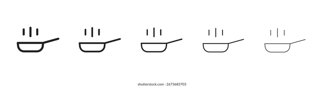 Pfanne Symbol, Vektorgrafik einzeln