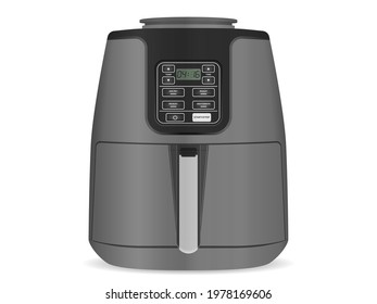 Fryer on a white background. Vector illustration.