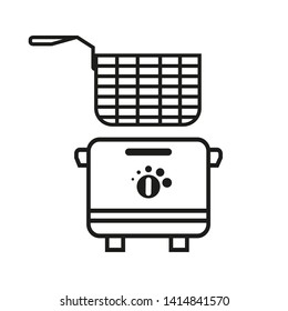 	
Fryer vector Icon, Deep Fryer  Illustration