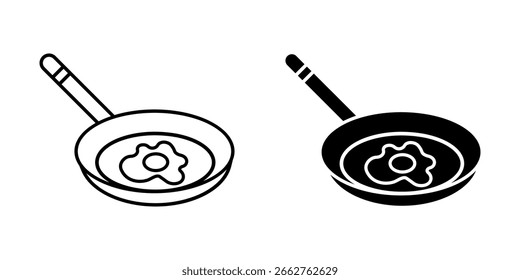  está fritando ovos branco no fundo