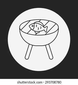frying fish icon