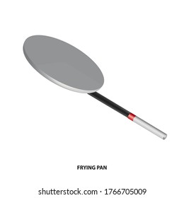 
frying pan  3D vintage vector clip art is the graphic arts,refers to pre-made images used to illustrate any medium. 