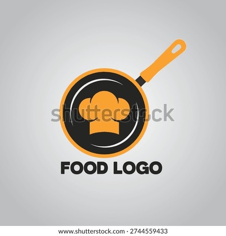 Frying Pan with Chef Hat Logo for Cooking Class