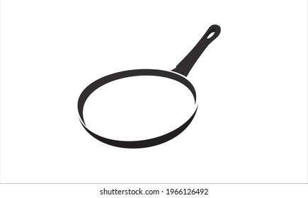 Frying pan clean and minimalistic design