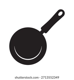Frying Pan Cooking Icon for Kitchen and Food Design