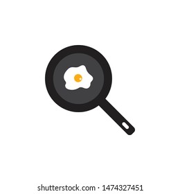 Frying pan graphic design template isolated illustration