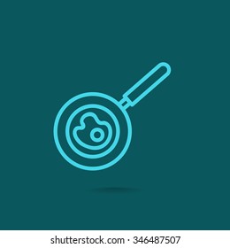 Frying pan icon