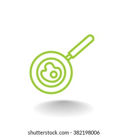 Frying pan icon