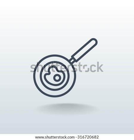 Frying pan icon