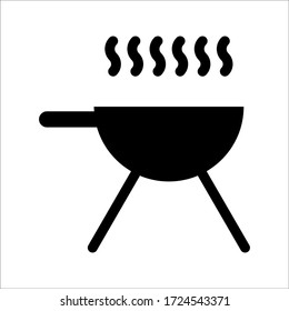 frying pan icon. cooking icon isolated on white background