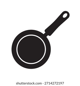 Bratpfannen-Symbol für Kochen und Küchendesign