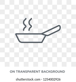 Frying pan icon. Frying pan design concept from  collection. Simple element vector illustration on transparent background.