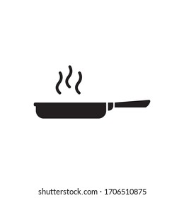 frying pan icon design isolated on white background