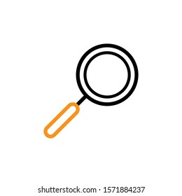 frying pan icon design template