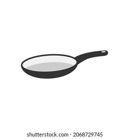  frying pan icon design template vector isolated illustration