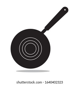 frying pan icon  Fry or roast food symbol