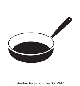 frying pan icon  Fry or roast food symbol