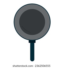 Frying pan icon graphic design. Vector illustration.