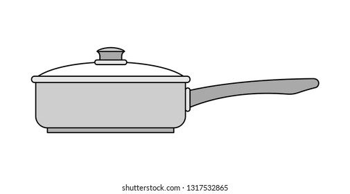 Frying pan icon. isolated on white background