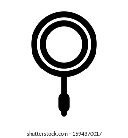 frying pan icon isolated sign symbol vector illustration - high quality black style vector icons
