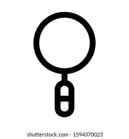 frying pan icon isolated sign symbol vector illustration - high quality black style vector icons
