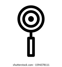 frying pan icon isolated sign symbol vector illustration - high quality black style vector icons
