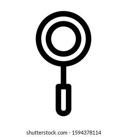 frying pan icon isolated sign symbol vector illustration - high quality black style vector icons
