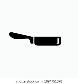 Icono de Pan de fritura. Símbolo Utensil de cocina - Vector. 