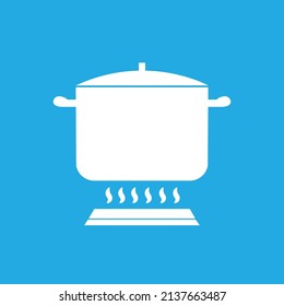 Frying pan and pan icon set, logo isolated on white background. Cooking, Baking food