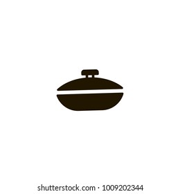 frying pan icon. sign design