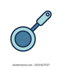 frying pan icon symbol vector template