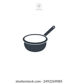 Frying Pan icon theme symbol vector illustration isolated on white background