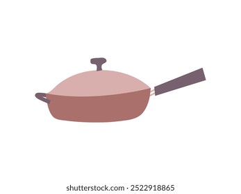 Frying pan icon vector concept design