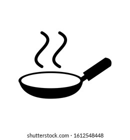 Frying pan icon vector design template