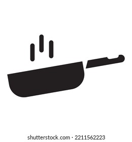 frying pan icon vector design template