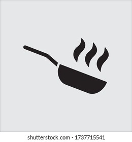 frying pan icon vector illustration