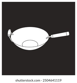 frying pan icon vector illustration symbol design
