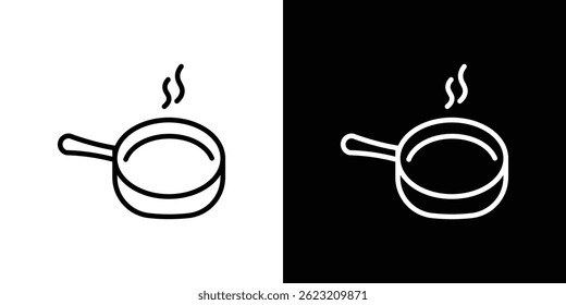 Frying pan icon vector illustration for web and mobile