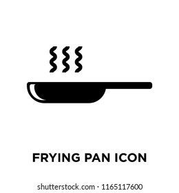 Frying pan icon vector isolated on white background, Frying pan transparent sign , food symbols
