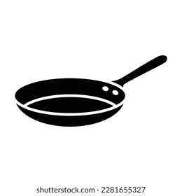 Frying pan icon vector on trendy design