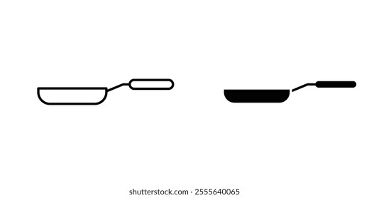 Frying pan icons for app and websites.